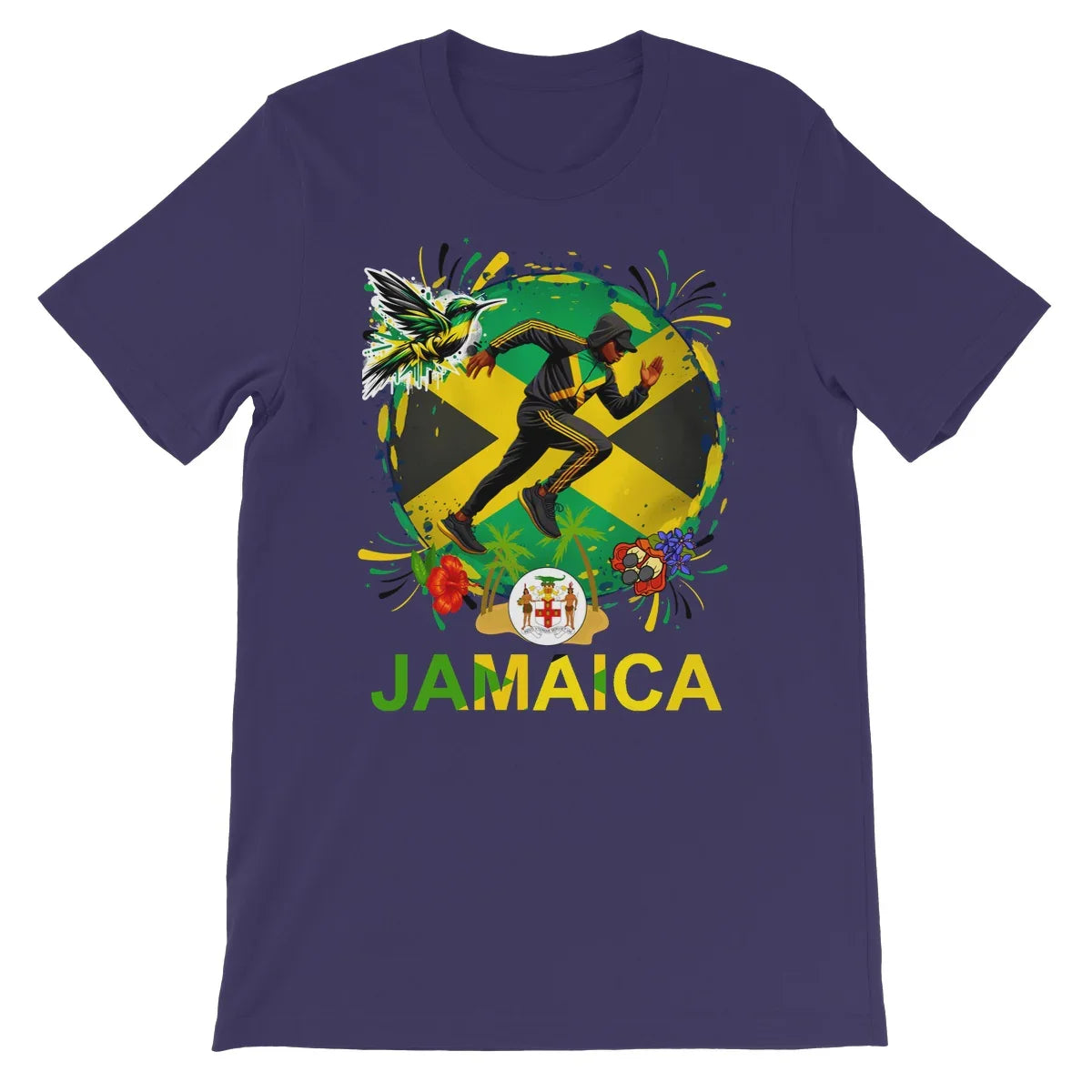 Jamaica Love Graffiti  Unisex Short Sleeve T-Shirt - D'Sare