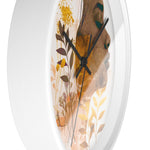 Golden Harmony Silhouette Art Print Wall Clock - D'Sare