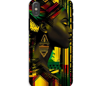 African Print Empress  Tough Phone Case - D'Sare