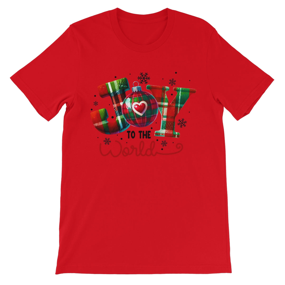 Joy To The World Christmas  Unisex Short Sleeve T-Shirt
