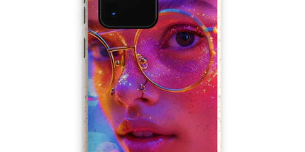 Woman Cosmic Radiance Dreamy Stardust Eco Phone Case by Prodigi