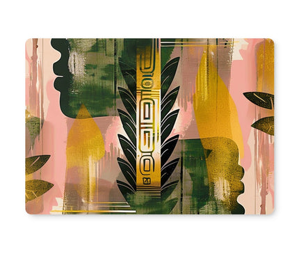 Echos of Duality Golden Pink Reflection Placemat