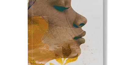 Golden Harmony Silhouette 06 Hardback Journal by Prodigi