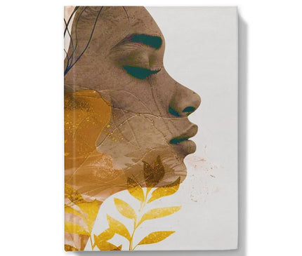 Golden Harmony Silhouette 06 Hardback Journal - D'Sare