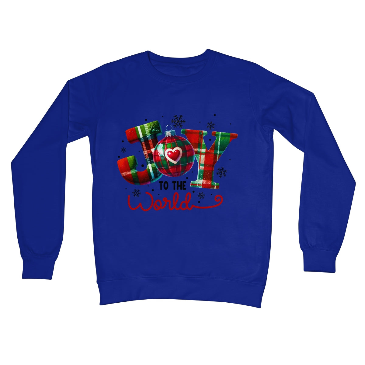 Joy To The World Christmas  Crew Neck Sweatshirt