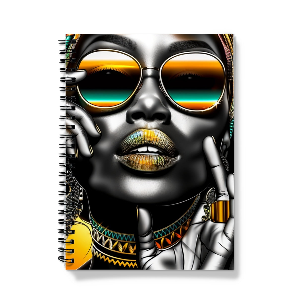 Vibrant Flow Girl Notebook - D'Sare