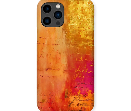 Warm Amber Seranade Snap Phone Case Eclectic Art - D'Sare