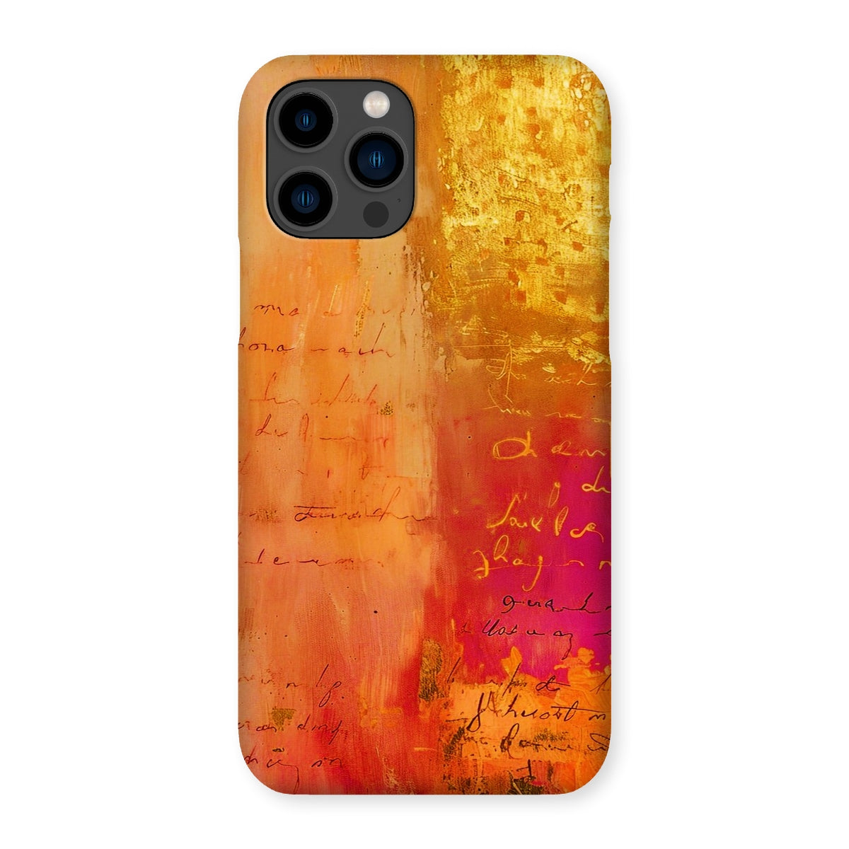 Warm Amber Seranade Snap Phone Case Eclectic Art - D'Sare