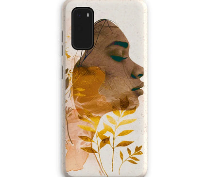 Golden Harmony Silhouette 06 Eco Phone Case - D'Sare