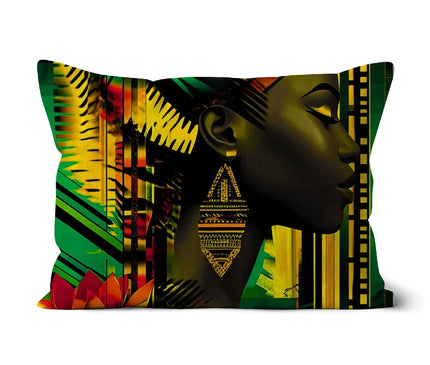 African Print Empress  Cushion - D'Sare