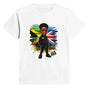 Jamaica & Great Britain Cultural Day Harmony: Performance Kids Crewneck T-shirt by D'Sare