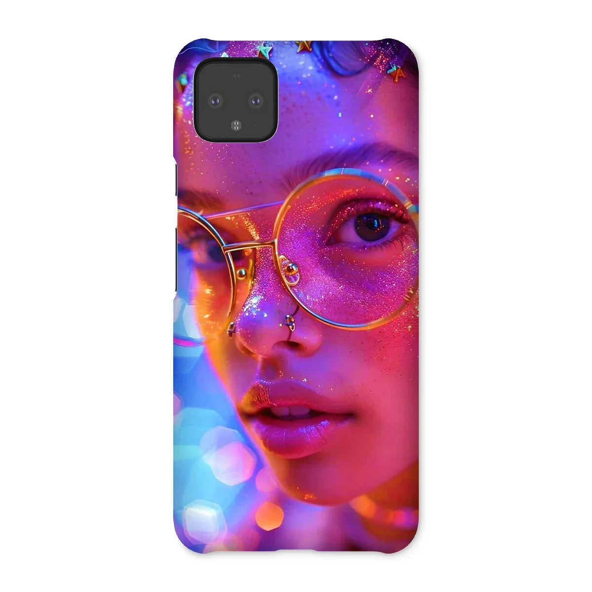 Woman Cosmic Radiance Dreamy Stardust  Snap Phone Case - D'Sare