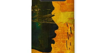 Golden Afrocentric Silhouette Snap Phone Case by Prodigi