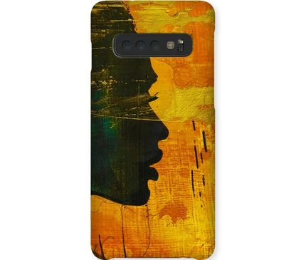 Golden Afrocentric Silhouette Snap Phone Case - D'Sare