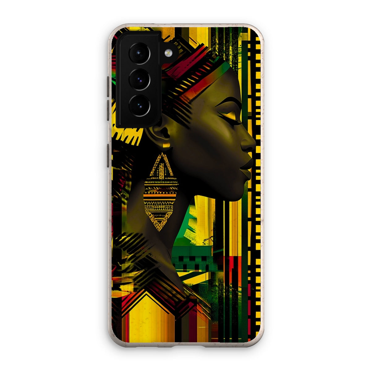 African Print Empress  Eco Phone Case - D'Sare