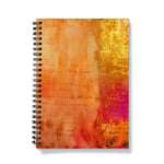 Warm Amber Seranade Notebook Eclectic Art - D'Sare