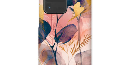 Peachy Golden Flora Escape Snap Phone Case by Prodigi