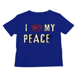 I Love My Peace Kids T-Shirt - D'Sare