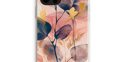 Peachy Golden Flora Escape Eco Phone Case by Prodigi
