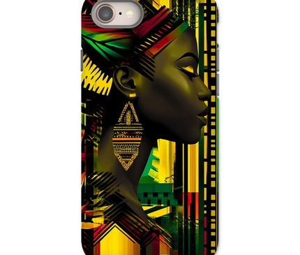 African Print Empress  Tough Phone Case - D'Sare