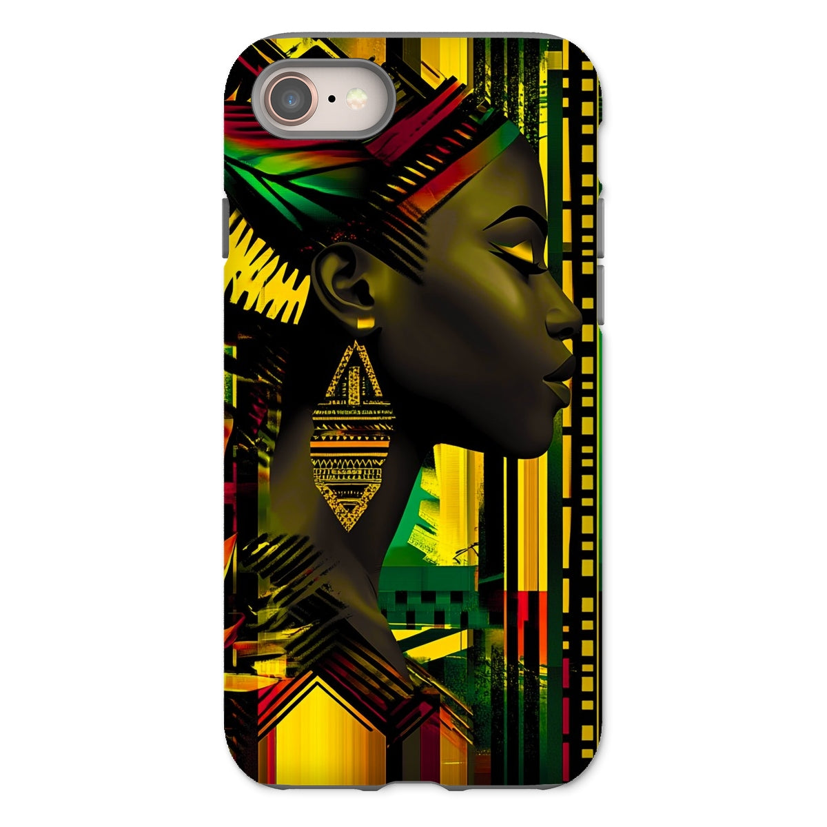 African Print Empress  Tough Phone Case - D'Sare