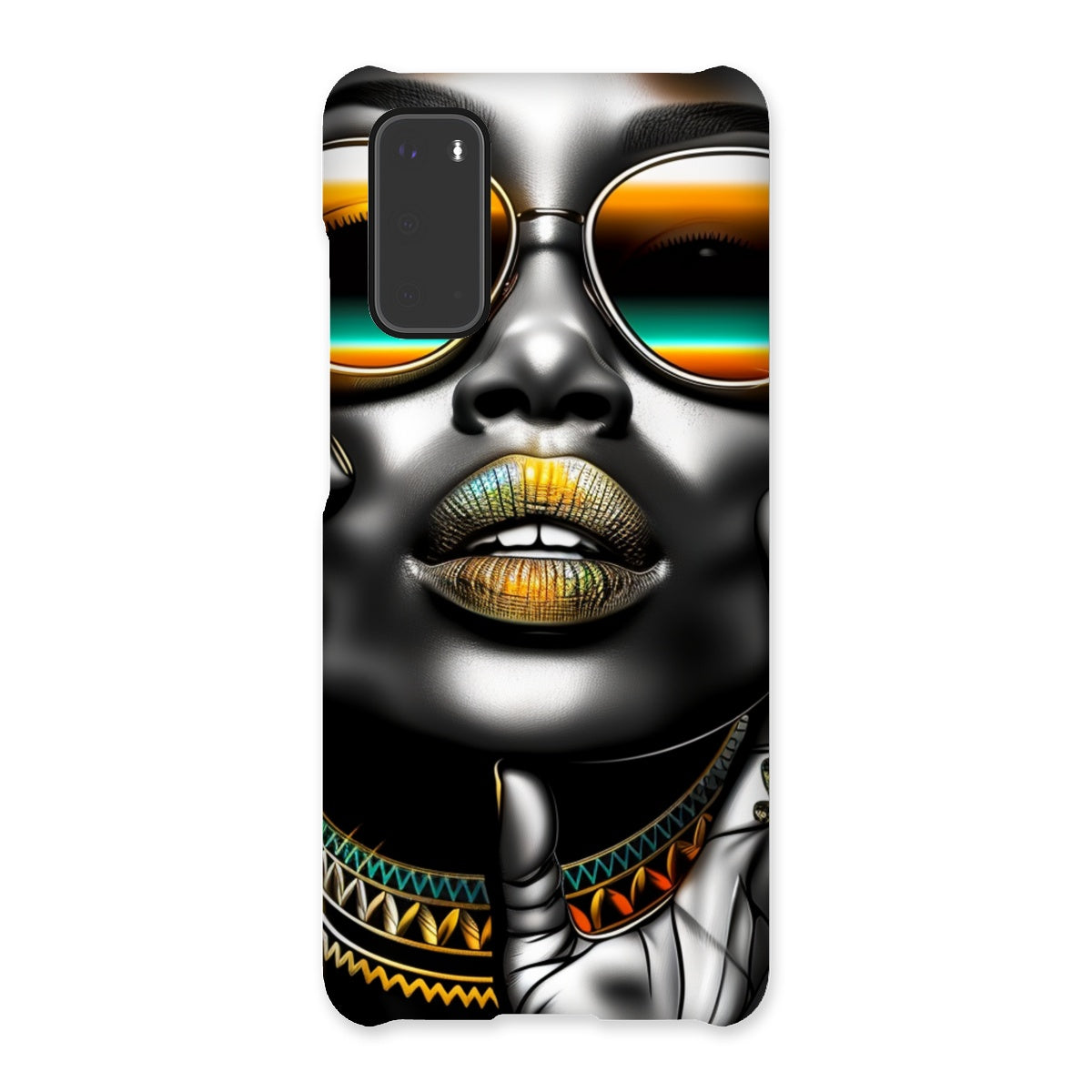 Vibrant Flow Girl Snap Phone Case - D'Sare