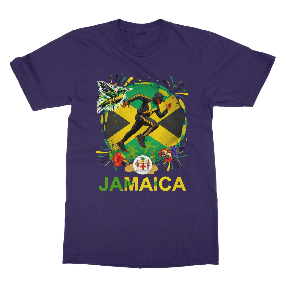 Jamaica Love Graffiti  Softstyle T-Shirt