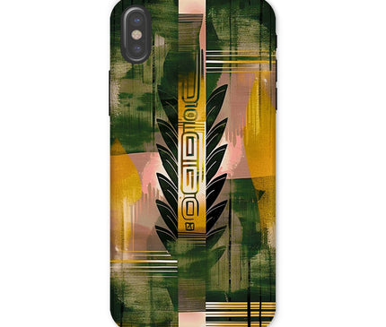 Echos of Duality Golden Reflection Tough Phone Case
