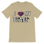 I Love My Peace Unisex Short Sleeve T-Shirt - D'Sare