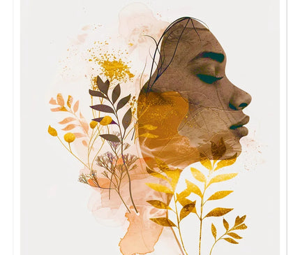 Golden Harmony Silhouette 06 Sticker - D'Sare