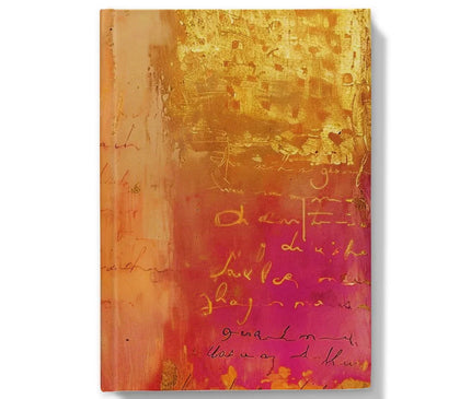 Warm Amber Seranade Hardback Journal Eclectic Art - D'Sare