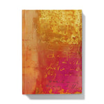 Warm Amber Seranade Hardback Journal Eclectic Art - D'Sare