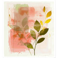 Peach Golden Leafy Escape 06 Eclectic Art Sticker by Prodigi