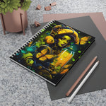 Bioluminescent Dreams: Monarch Butterfly Alchemist - Vibrant Fantasy Spiral Notebook for Creative Minds - D'Sare