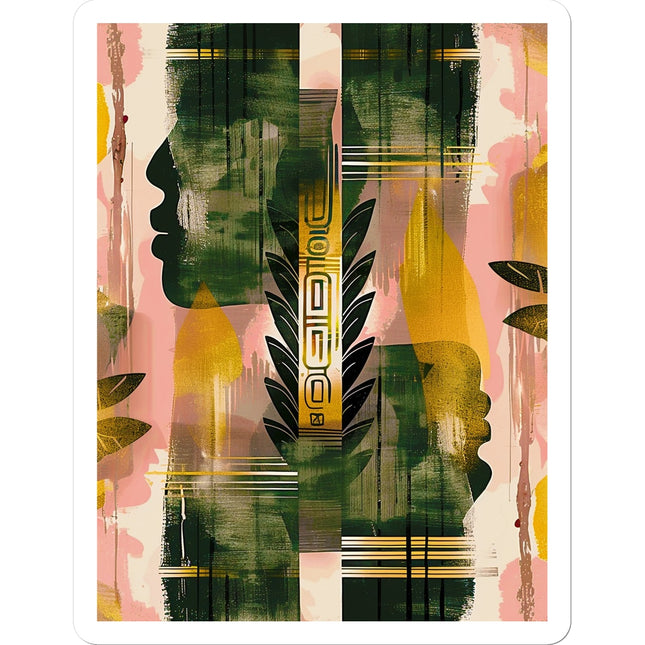 Echos of Duality Golden Pink Reflection Sticker