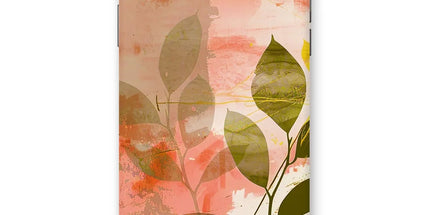 Peach Golden Leafy Escape Snap Phone Case by Prodigi