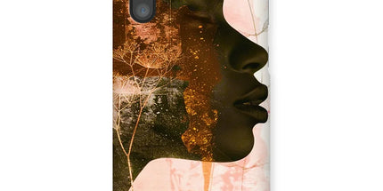 Golden Silence Serene Echoes Snap Phone Case by Prodigi