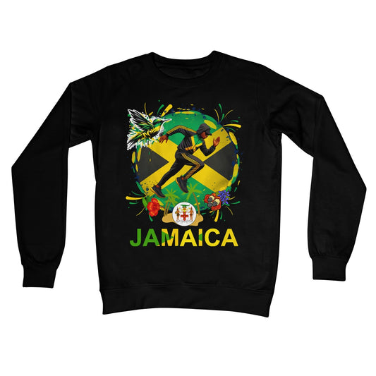 Jamaica Love Graffiti  Crew Neck Sweatshirt