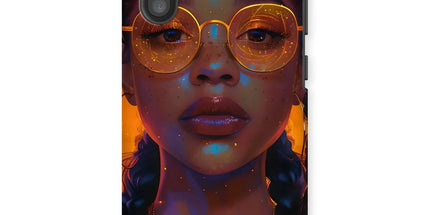 Solar Flare Radiant Soul Beautiful Black Girl Tough Phone Case by Prodigi