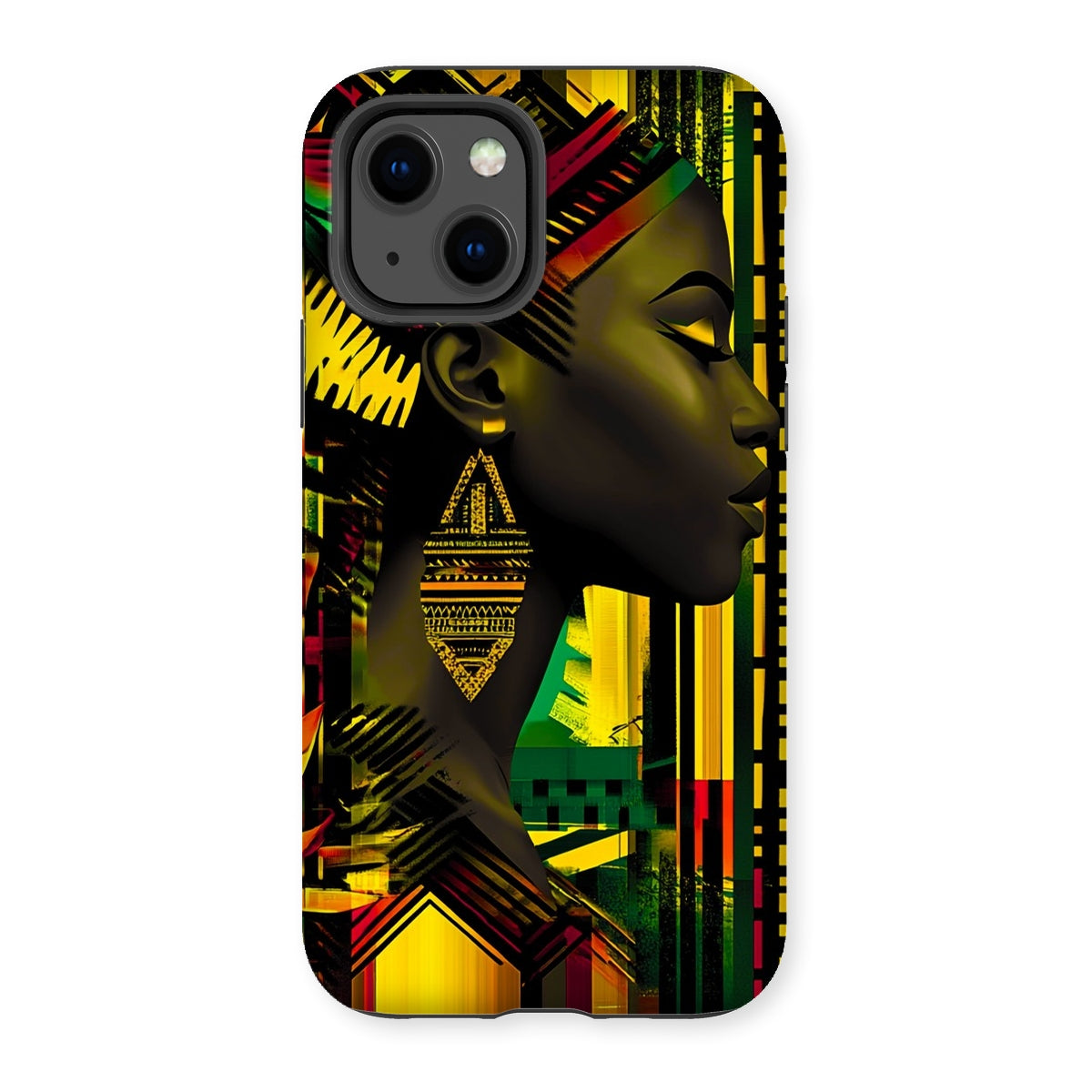 African Print Empress  Tough Phone Case - D'Sare