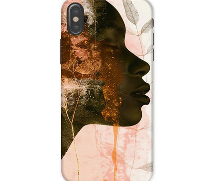 Golden Silence Serene Echoes 06 Tough Eclectic Art Phone Case - D'Sare