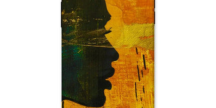 Golden Afrocentric Silhouette Tough Phone Case by Prodigi