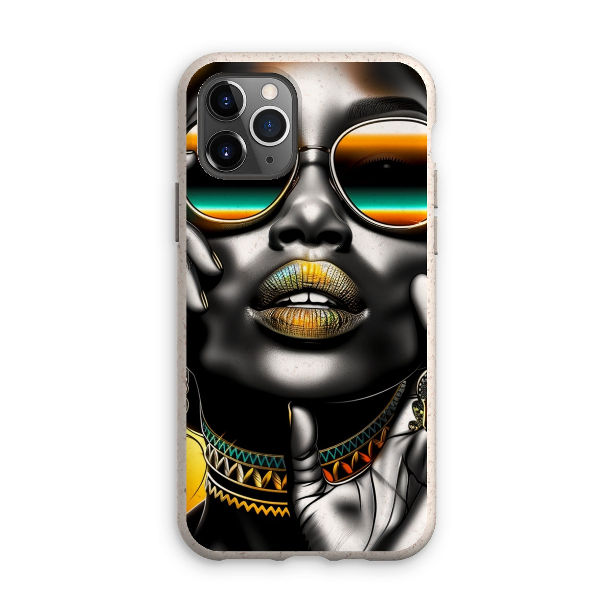 Vibrant Flow Girl Eco Phone Case - D'Sare