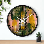 Echoes of Life Eclectic Abstract Art Wall Clock - D'Sare