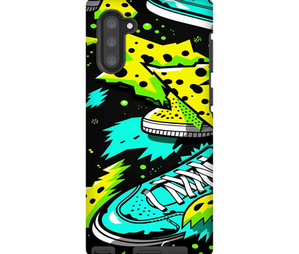 Electric Kicks Art: Urban Pop Art Sneaker Explosion, Graffiti  Tough Phone Case - D'Sare