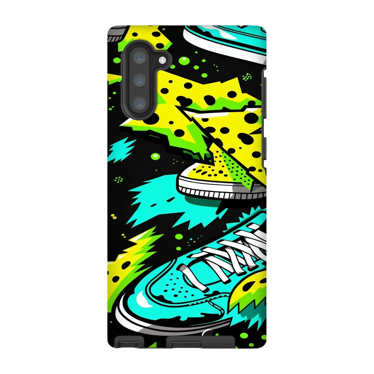 Electric Kicks Art: Urban Pop Art Sneaker Explosion, Graffiti  Tough Phone Case - D'Sare