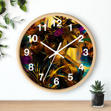 Wall Clock Eclectic Art - D'Sare