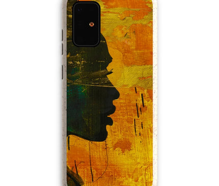 Golden Afrocentric Silhouette Eco Phone Case - D'Sare