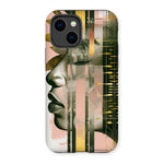 Echoes of Life: Afrocentric Meditation Peach and Gold Abstract Art Eclectic  Tough Phone Case