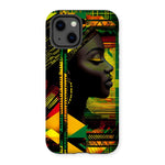 Abstract Red and Green Black Queen Fusion Tough Phone Case